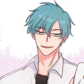 💌 eb49a56b アニメ, マンガ, キャラクター, 男性, ニヤリ telegram sticker