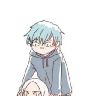 🦕 3c4b7f32 Kreskówka, Anime, Postać, Bluza z kapturem telegram sticker