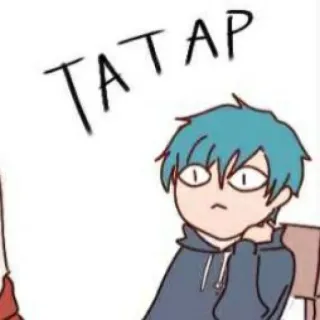 🦕 ade174d1 TATAP kreskówka, postać, manga, wyrażenie telegram sticker