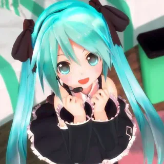 🐱 b87224ac Hatsune Miku Anime, Vocaloid, Carino, Giapponese, Manga, Ragazza, Idol telegram sticker