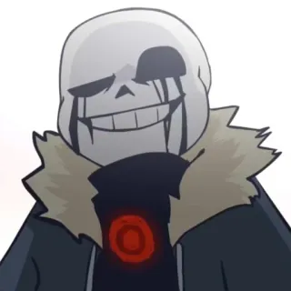 🌸 0bdb5adf Killer Sans 언더테일, 샌즈, 킬러, 비디오 게임, 해골 telegram sticker