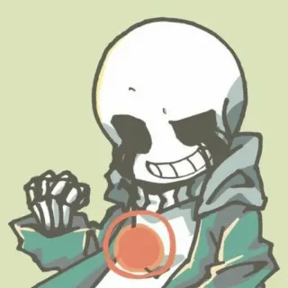 ☁️ 30185de8 Killer Sans 해골, 괴물, 호러, 살인마, Undertale telegram sticker