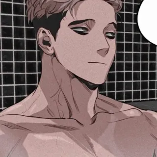 😒 58ab6fd8 Sangwoo Killing Stalking Anime, Manga, Nghệ thuật, Đồ họa, Nhân vật telegram sticker