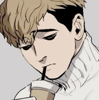 🍦 84845872 Anime, Con trai, Uống, Cà phê, Manga telegram sticker