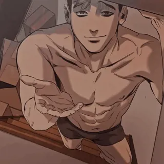 🤝 918318a1 Anime, Nhân vật, Nam, Nghệ thuật, Bản vẽ telegram sticker