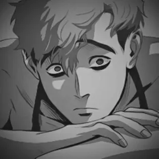 ⛓ c23cbc79 Yoonbum Killing Stalking Anime, Manga, Postać, Killing Stalking, Yoonbum telegram sticker