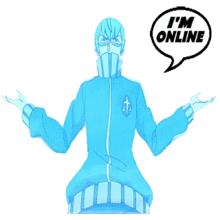 👾 78b229de I'M ONLINE Anime, Online, Personaggio telegram sticker