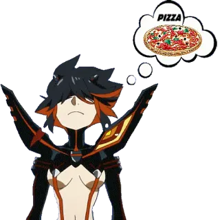 🍕 87fabca0 PIZZA Anime, Pizza, Cibo, Pensare telegram sticker