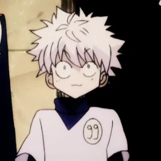 😐 1abb7216 Killua Zoldyck Hunter x Hunter 애니메이션, 만화, 키르아, HxH, 헌터x헌터 telegram sticker