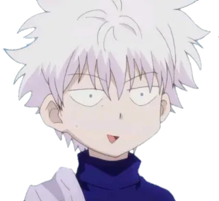 😮 ffbe6535 Killua Zoldyck Hunter x Hunter 애니메이션, 캐릭터, 키르아, 헌터x헌터 telegram sticker