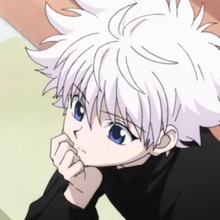 🍶 6bfbb0ce Killua Zoldyck Hunter x Hunter キルア, アニメ, マンガ, キルア=ゾルディック, HUNTER×HUNTER telegram sticker