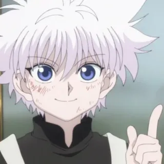 🍶 f1890489 Killua Zoldyck Hunter x Hunter アニメ, キャラクター, キルア, ゾルディック, HUNTER×HUNTER telegram sticker