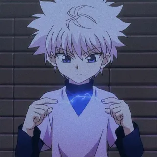 🌟 3f8ed254 Killua Zoldyck Hunter x Hunter Anime, Charakter, Killua, Zoldyck, Hunter x Hunter whatsapp sticker