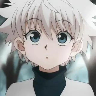 🌑 e1d57948 Killua Zoldyck Hunter x Hunter Аниме, Киллуа, Золдик, Охотник, Мультфильм telegram sticker