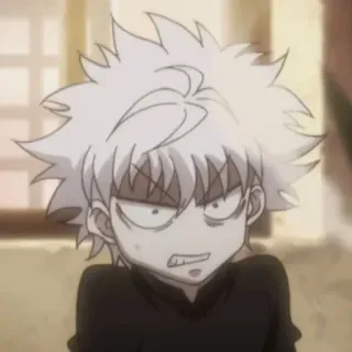 😠 15ad9cac Killua Zoldyck Hunter x Hunter 动漫, 角色, 奇犽·揍敌客, 全职猎人, 卡通, 男孩, 生气 telegram sticker