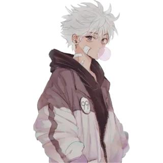 😷 2107613b Killua Zoldyck Hunter x Hunter Anime, Manga, Killua, Zoldyck, Hunter x Hunter, Nhân vật, Con trai telegram sticker