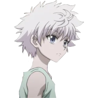 🚾 8594573b Killua Zoldyck Hunter x Hunter Anime, Killua, Zoldyck, Hunter x Hunter, Nhân vật anime, Con trai, Tóc trắng telegram sticker