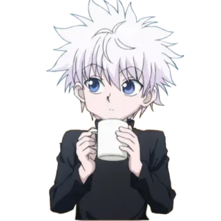 🍥 8c000882 Killua Hunter x Hunter Anime, Killua, Hunter x Hunter, Dễ thương, Kawaii, Manga, Sticker telegram sticker