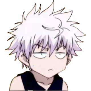 🍭 daff5465 Killua Killua, Hunter x Hunter, Anime, Manga, Sticker, Hoạt hình telegram sticker