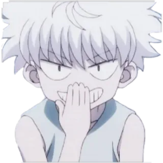 🚚 f07ffa70 Killua Zoldyck Hunter x Hunter Killua, Hunter x Hunter, Anime, Manga, Hoạt hình, Nhân vật telegram sticker