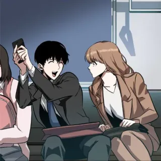 📱 0ab771b7 anime, characters, business, office whatsapp sticker