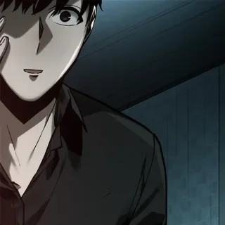 📱 6ca59c7f anime, character, man, dark, art whatsapp sticker