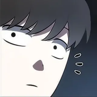 ⚰ 9bf37c9e anime, manga, surprised, face, expression whatsapp sticker