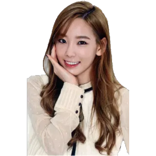 💁 164707af женщина, улыбка, красивая, кореянка, азиатка, девушка, портрет telegram sticker