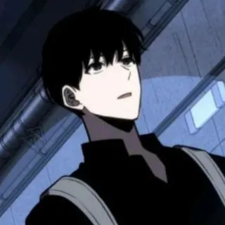 😶 6333b788 动漫, 漫画, 角色, 黑发, 亚洲 telegram sticker