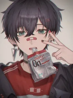 🤘 175e7816 ENERGY
On Anime, Chico, Bebida energética, Tirita, Estético, Lindo whatsapp sticker