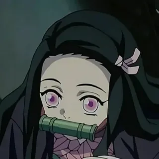 🔪 0851ac40 Nezuko Kamado Demon Slayer อนิเมะ, ดาบพิฆาตอสูร, เนซึโกะ, คามาโดะ, มังงะ, การ์ตูน telegram sticker