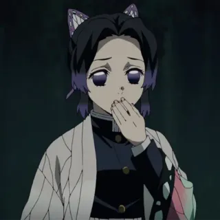 🔪 0ea03c02 Shinobu Kocho Demon Slayer อนิเมะ, ชิโนบุ โคโจ, ดาบพิฆาตอสูร, ผีเสื้อ, มังงะ telegram sticker