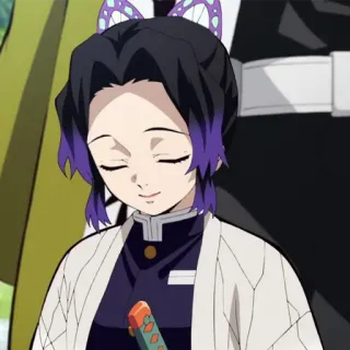 🔪 720b8687 Shinobu Kocho Demon Slayer อนิเมะ, ดาบพิฆาตอสูร, ชิโนบุ โคโจ, มังงะ, ตัวละคร telegram sticker