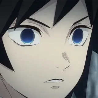 🔪 7f3c9bd7 Giyu Tomioka Demon Slayer อนิเมะ, ดาบพิฆาตอสูร, กิยู โทมิโอกะ, มังงะ, ตัวละคร telegram sticker