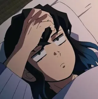 🔪 964a2b9f Inosuke Hashibira Demon Slayer อนิเมะ, ดาบพิฆาตอสูร, อิโนะสุเกะ ฮาชิบิระ, การ์ตูน, ตัวละคร, ง่วง telegram sticker