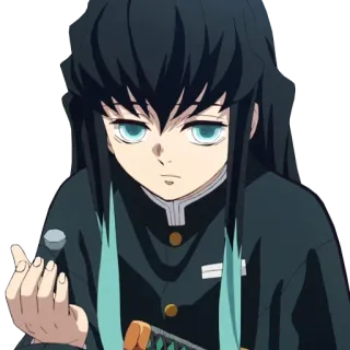 😒 26ae7df9 Muichiro Tokito Demon Slayer Anime, Demon Slayer, Muichiro Tokito, Pedang, Karakter, Manga telegram sticker