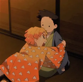 🥔 db44c22a Zenitsu Demon Slayer Anime, Demon Slayer, Zenitsu, Mignon, Manga telegram sticker