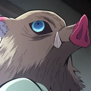 🗡 0c79bb85 Inosuke Hashibira Demon Slayer หมูป่า, อนิเมะ, มังงะ, ตัวละคร, อิโนะสุเกะ, ฮาชิบิระ telegram sticker