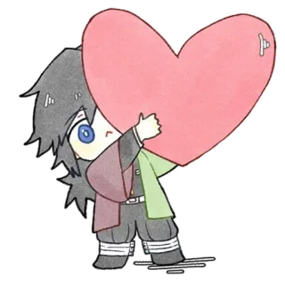 ⚔️Chibi KNY 03 @LadyLuxanna telegram stickers