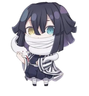 ⚔️Chibi KNY 03 @LadyLuxanna whatsapp stickers