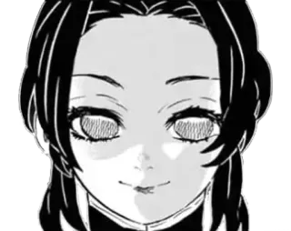 😏 a057433e Kanae Kocho Demon Slayer 动漫, 鬼灭之刃, 香奈惠, 漫画, 角色 telegram sticker