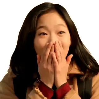 🤭 ec56ffd2 ผู้หญิง, ตื่นเต้น, ประหลาดใจ, มีความสุข whatsapp sticker