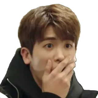 🙊 638a63a2 震惊, 惊喜, 韩国, 演员, 表情, 沮丧 whatsapp sticker