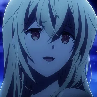 ✨ 535aee99 Anime, Dessin animé, Fille, Blonde, Personnage, Portrait whatsapp sticker