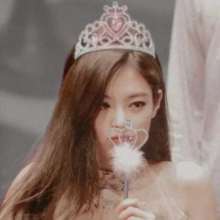 🤙 1cde180d Jennie kpop, penyanyi, putri, mahkota, selfie, jennie, blackpink telegram sticker