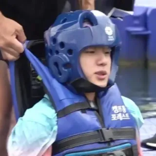 🐹 5fcafc7f 헥플라스트 人物, ヘルメット, ライフジャケット, 安全, 水, ポートレート telegram sticker