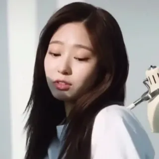 ☁️ 2abf0d08 wanita, potret, orang, perempuan, asia, berambut cokelat, cantik, model telegram sticker