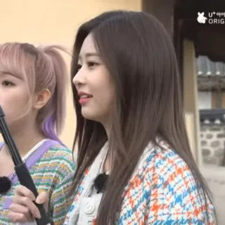 ☁️ 6273169b U+ 아이돌 wanita, idola, selebriti, asia, korea, hiburan telegram sticker