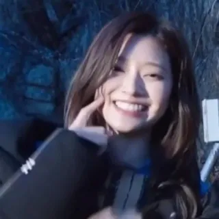 ☁️ badd6fa7 wanita, tersenyum, potret, bahagia, orang telegram sticker