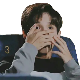 😳 e04be1b5 무서워하는, 지켜보는, 충격받은, 겁먹은 telegram sticker
